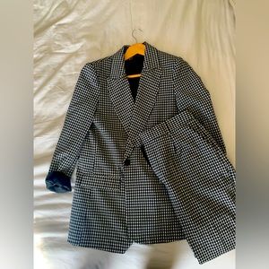 Zara matching checkered suit set